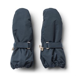 Wheat Mittens tech - Dark blue